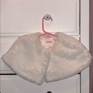 Cream/Ivory Fur Shaw